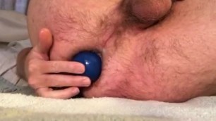 Blue Balls and a Creamy Load!!!