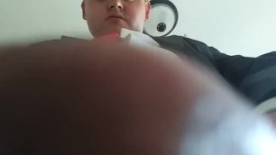 Daddy in Suit Wanking his Cock