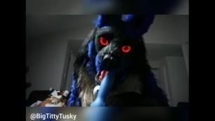 Lucario Sucking Cock and getting Smothered in Cum