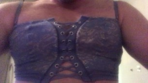 CD Blue Bra and Panties!!