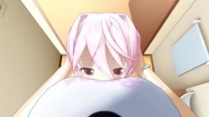 MMD Futanari (Funny Bathroom)