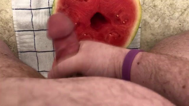 Happy National Watermelon Day!!! I Fuck a Melon. Can’t Cum, Tho