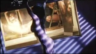 A Lady Struck with a Whip.