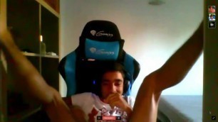 Black Teen Gets Banged while on Gaming Chair