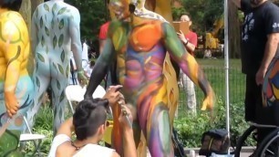 cfnm dick body painting