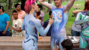 DICK BODY PAINTING CFNM