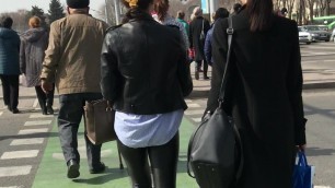 Spandex outdoors